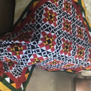 Handmade throw bed/sofa quilt